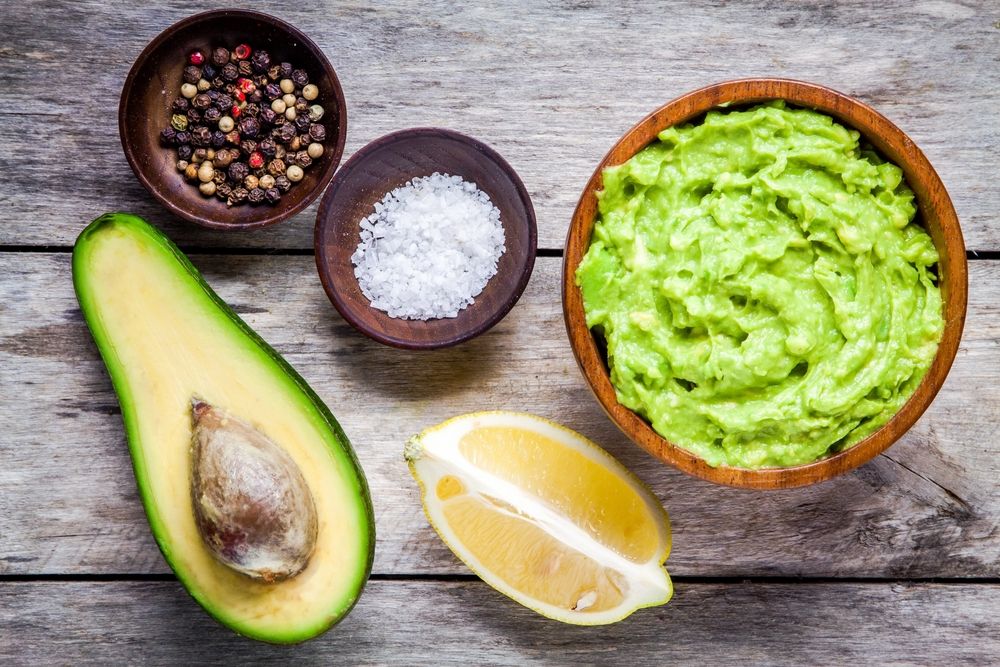Ingredientes de la salsa guacamole