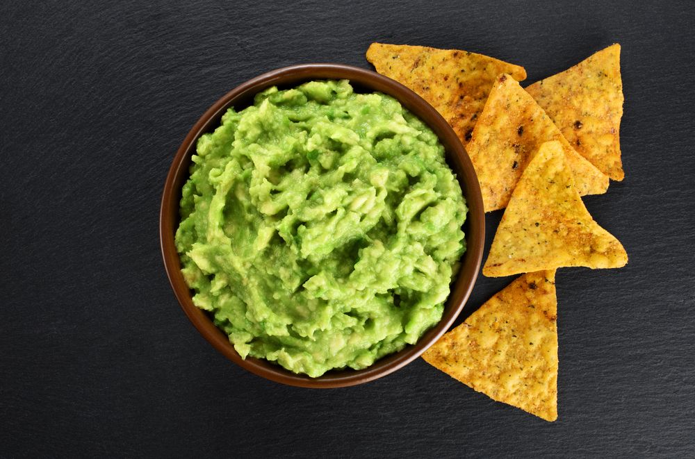 platos con guacamole