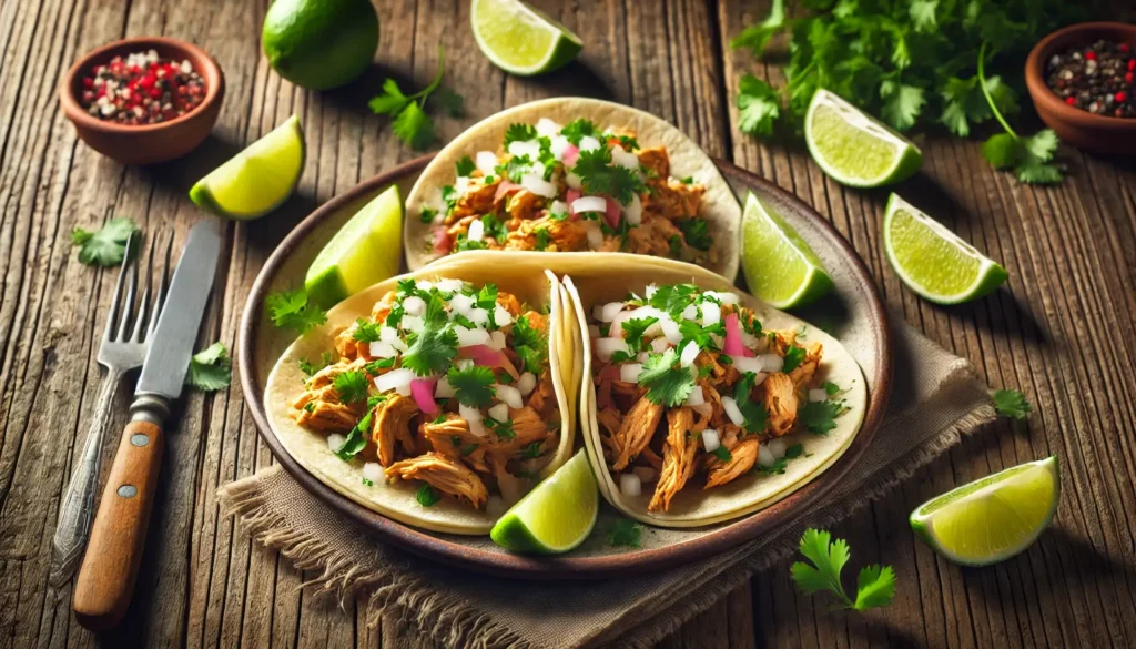 tacos de pollo