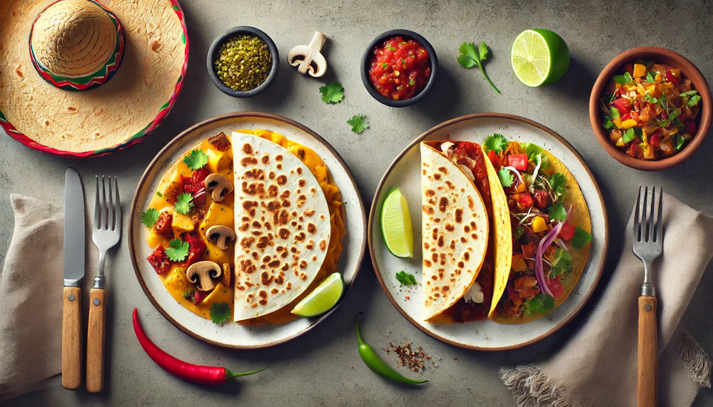 tacos vs quesadilla